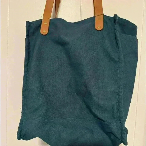 FEED Projects Women's Reusable Canvas Market Multi-Pocket Tote Bag never use - Picture 2 of 3